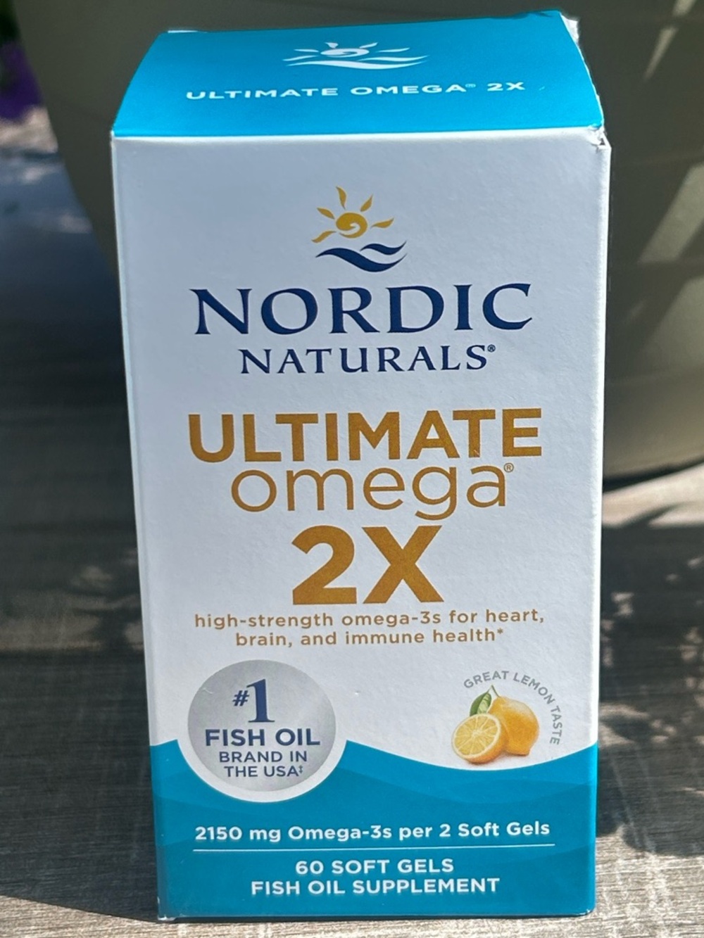 Nordic Naturals Ultimate Omega 2X Fish Oil 2150mg Lemon Soft Gels NEW SEALED